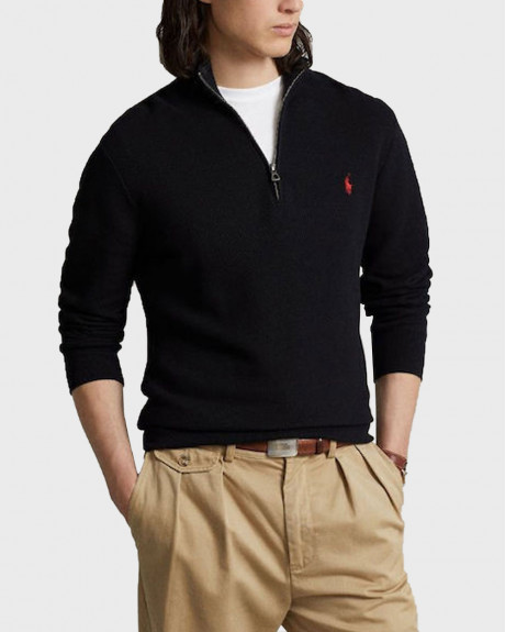 POLO RALPH LAUREN ΑΝΔΡΙΚΟ HALF-ZIP ΠΟΥΛΟΒΕΡ - 710932304003