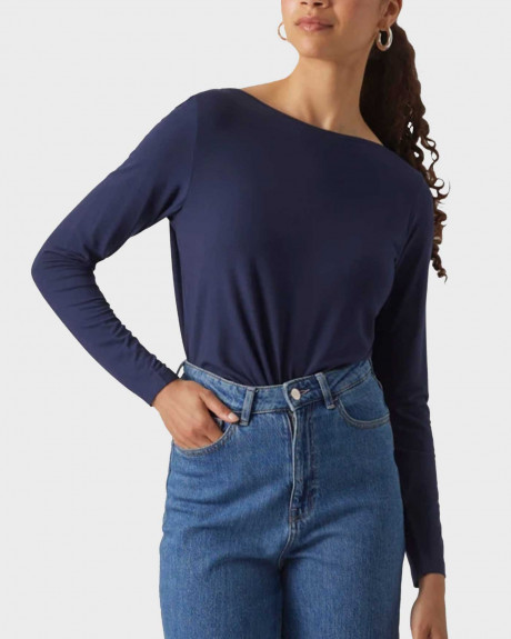 VERO MODA ΓΥΝΑΙΚΕΙΑ ΜΠΛΟΥΖΑ ΚΑΝΟΝΙΚΗ ΓΡΑΜΜΗ - 10259320