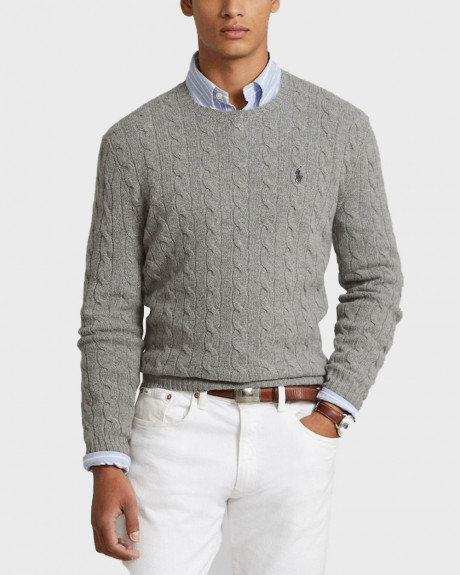 POLO RALPH LAUREN ΑΝΔΡΙΚΟ ΜΑΛΛΙΝΟ ΠΟΥΛΟΒΕΡ - 710876762012