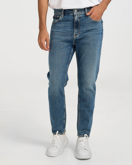 CALVIN KLEIN ΑΝΔΡΙΚΟ ΤΖΙΝ ΨΗΛΟΜΕΣΟ - J30J323875