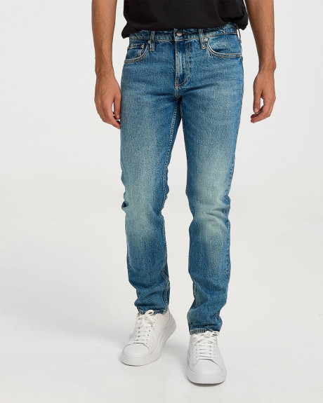 CALVIN KLEIN ΑΝΔΡΙΚΟ ΤΖΙΝ ΠΑΝΤΕΛΟΝΙ ΣΤΕΝΗ ΓΡΑΜΜΗ - J30J323371