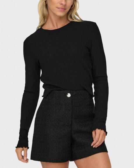 ONLY ΓΥΝΑΙΚΕΙΟ CROP TOP ΜΑΚΡΥΜΑΝΙΚΟ - 15299623