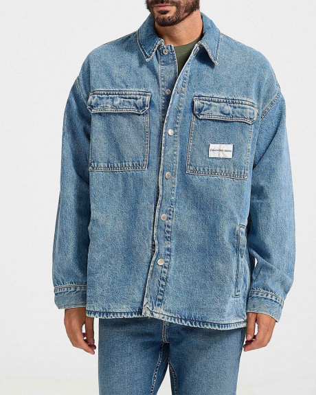 CALVIN KLEIN ΑΝΔΡΙΚΟ ΤΖΙΝ ΤΖΑΚΕΤ - J30J323325