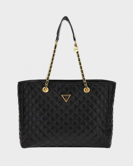GUESS ΓΥΝΑΙΚΕΙΑ ΤΣΑΝΤΑ GIULLY QUILTED SHOPPER - HWQA874823 