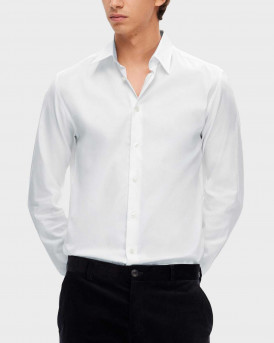 SELECTED MEN'S SHIRT SLIM FIT WITH COLLAR- 16090212 - WHITE