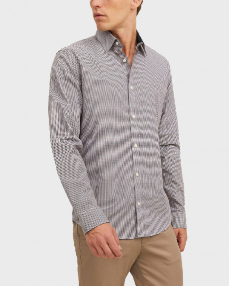 JACK & JONES MEN'S SHIRT COMFORT FIT 100% COTTON - 12239027