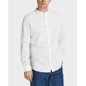 JACK & JONES ΑΝΔΡΙΚΟ ΠΟΥΚΑΜΙΣΟ LINEN SHIRT - 12196820 - ΜΑΥΡΟ