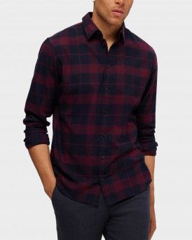 SELECTED WOMEN'S SHIRT REGULAR FIT WITH COLLAR - 16091358 - RED