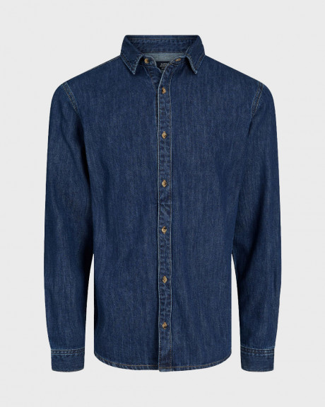 JACK & JONES MEN'S DENIM SHIRT - 12242462