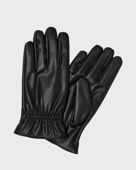 JACK & JONES ΑΝΔΡΙΚΑ ΓΑΝΤΙΑ ΣΥΝΘΕΤΙΚΟ ΔΕΡΜΑ - 12242922