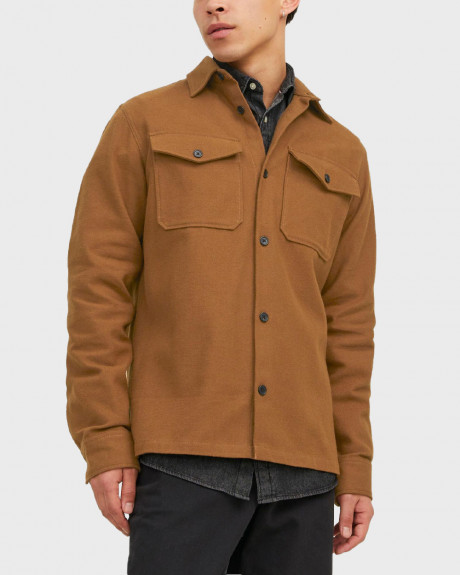 JACK & JONE'S ΑΝΔΡΙΚΟ ΠΟΥΚΑΜΙΣΟ OVERSHIRT - 12243296