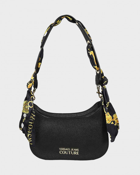 VERSACE SHOULDER BAG WITH DECORATIVE SCARF - 75VA4BΑF ZS467