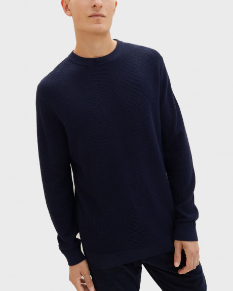 TOM TAILOR ΑΝΔΡΙΚΟ ΠΛΕΚΤΟ ΠΟΥΛΟΒΕΡ - 1038612