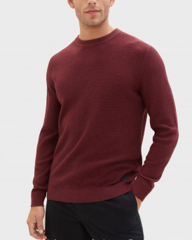 TOM TAILOR ΑΝΔΡΙΚΟ ΠΛΕΚΤΟ ΠΟΥΛΟΒΕΡ - 1038612 - ΜΠΟΡΝΤΩ