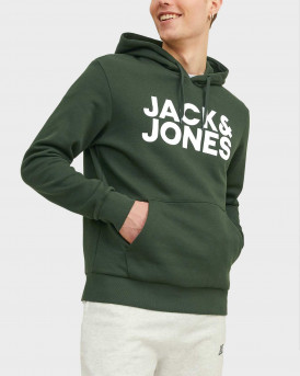 JACK & JONES ΦΟΥΤΕΡ JJECORP LOGO SWEAT HOOD NOOS - 12152840 - ΠΡΑΣΙΝΟ