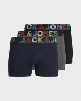 JACK & JONE'S ΑΝΔΡΙΚΑ ΜΠΟΞΕΡΑΚΙΑ - 12243393 - ΓΚΡΙ