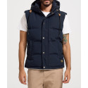 SUPERDRY MEN'S PUFFER VEST WITH HOOD - Μ5011708A - OLIVE GREEN
