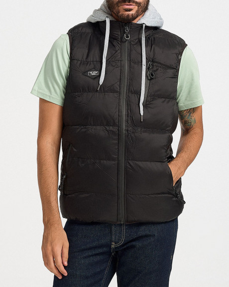 ROOK ΑΝΔΡΙΚΟ PUFFER ΓΙΛΕΚΟ ΜΕ ΚΟΥΚΟΥΛΑ - 107.22 CRAIG