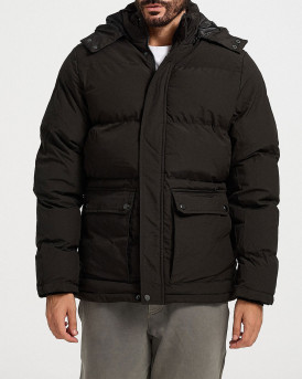 ROOK ΑΝΔΡΙΚΟ PUFFER ΜΠΟΥΦΑΝ - 107.22 SALVADOR - ΜΑΥΡΟ