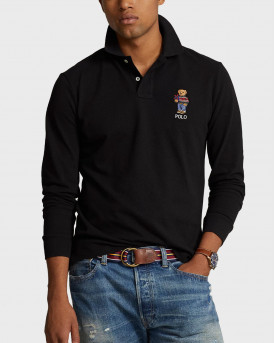 POLO RALPH LAUREN ΑΝΔΡΙΚΗ ΜΠΛΟΥΖΑ ΠΟΛΟ - 710853322005 - ΜΑΥΡΟ