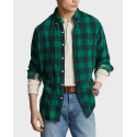 POLO RALPH LAUREN MEN'S CHECK SHIRT - 710922250004 - GREEN