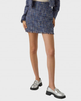 VERO MODA ΓΥΝΑΙΚΕΙΑ ΜΙΝΙ ΦΟΥΣΤΑ ΤΟΥΙΝΤ - 10299449 - ΜΠΛΕ