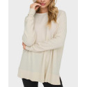 ONLY WOMEN'S KNITTED PULLOVER - 15294434 - ECRU