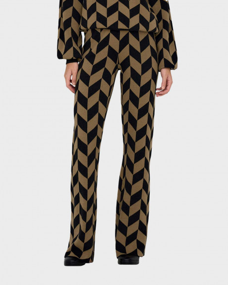 ONLY ΓΥΝΑΙΚΕΙΟ FLARED ΠΑΝΤΕΛΟΝΙ ΜΕ ΣΧΕΔΙΟ - 15302271