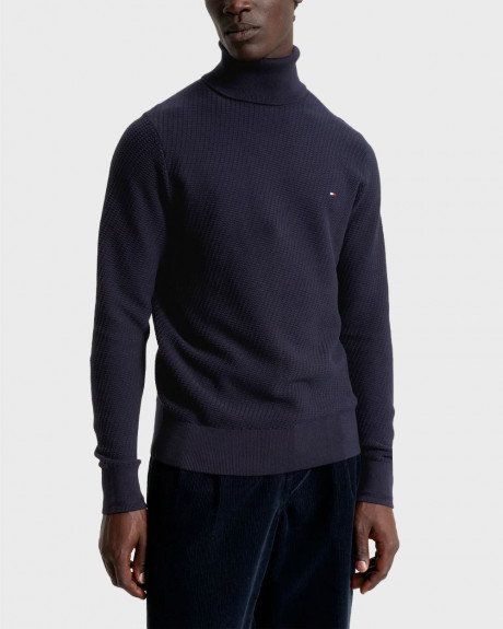 TOMMY HILFIGER MEN'S ROLL NECK PULLOVER - MW0MW33453