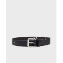 TOMMY JEANS WOMEN'S LEATHER BELT - AW0AW15487 - BLACK