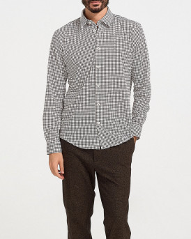 BOSS MEN'S CHECK SHIRT - 50503184 S-ROAN - WHITE