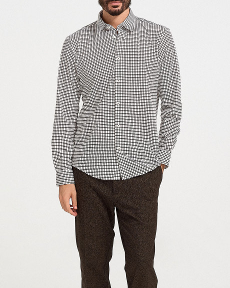 BOSS MEN'S CHECK SHIRT - 50503184 S-ROAN