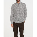 BOSS MEN'S CHECK SHIRT - 50503184 S-ROAN - WHITE