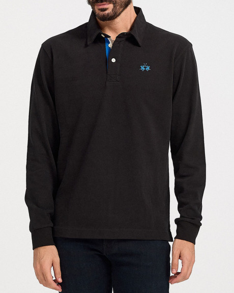 LA MARTINA ΑΝΔΡΙΚΗ ΜΠΛΟΥΖΑ ΠΟΛΟ ΜΑΚΡΥΜΑΝΙΚΗ - WMP007