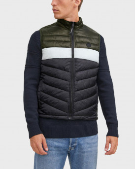 Jack & Jones High Neck Padded Gilet - 12211790 - MULTI