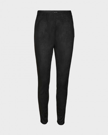 VERO MODA ΓΥΝΑΙΚΕΙΟ SUEDE ΠΑΝΤΕΛΟΝΙ ΣΤΕΝΗ ΓΡΑΜΜΗ ΨΗΛΗ ΜΕΣΗ - 10269988