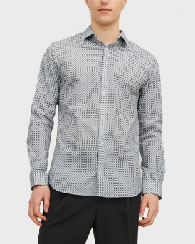 JACK & JONES MEN'S POPLIN SHIRT - 12237914  - MULTI