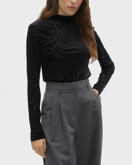 VERO MODA ΓΥΝΑΙΚΕΙΑ ΜΠΛΟΥΖΑ ΒΕΛΟΥΔΙΝΗ ANIMAL PRINT - 10296074