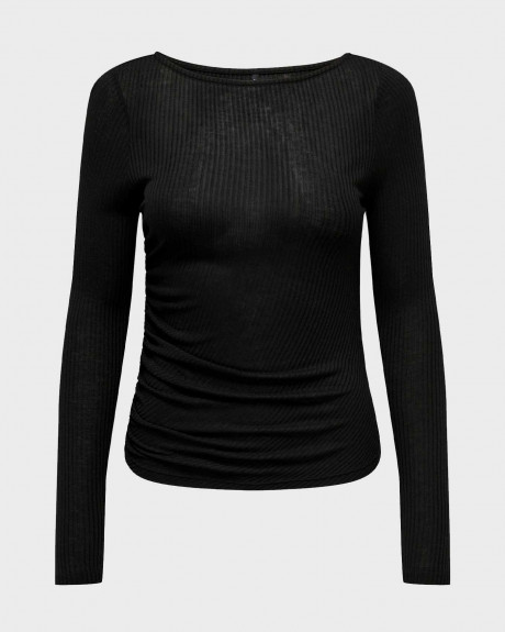 ONLY WOMEN'S BLOUSE REGULAR FIT WITH RUCHING DETAIL - 15307580