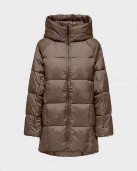 ONLY WOMEN'S OVERSIZED PUFFER JACKET - 15293818 - BROWN