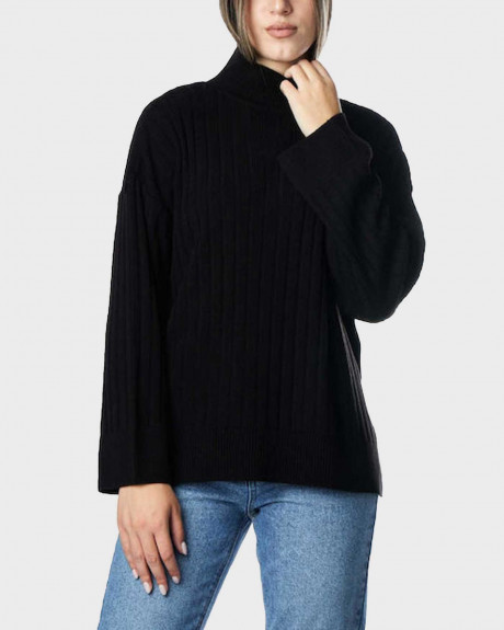 ONLY WOMEN'S KNITTED BLOUSE WITH HIGH NECK - 15302011