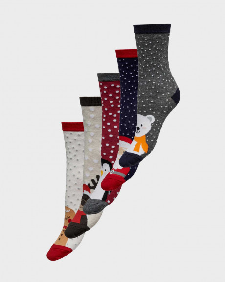 ONLY ΓΥΝΑΙΚΕΙΕΣ ΨΗΛΕΣ ΚΑΛΤΣΕΣ ΧΡΙΣΤΟΥΓΕΝΝΙΑΤΙΚO ΣΧΕΔΙΟ - 15302304