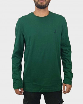NAUTICA MEN'S BLOUSE WITH EMBOIDERED LOGO - V37700 - GREEN