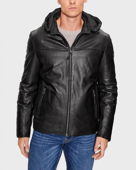 MILESTONE ΑΝΔΡΙΚΟ ΜΠΟΥΦΑΝ ΔΕΡΜΑΤΙΝΟ ΔΥΟ ΟΨΕΩΝ - 331051 20825 MSRAMIR