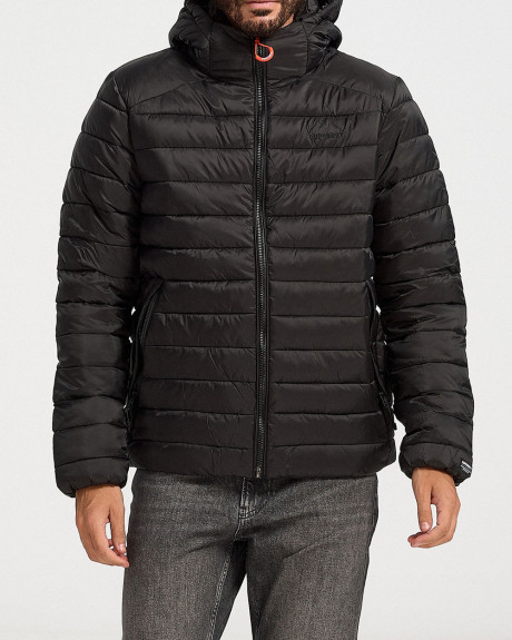 SUPERDRY ΑΝΔΡΙΚΟ ΜΠΟΥΦΑΝ PUFFER ΜΕ ΚΟΥΚΟΥΛΑ - Μ5011821A