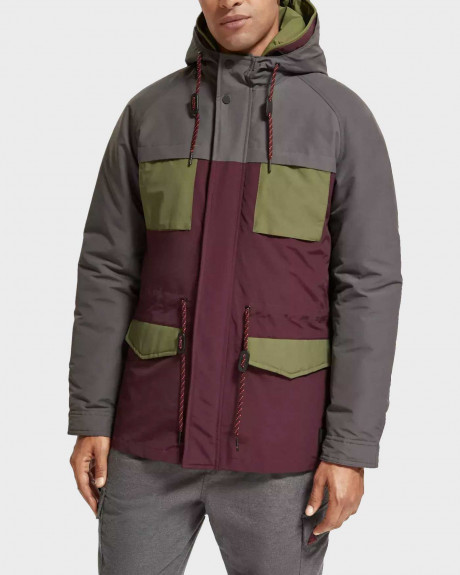 SCOTCH & SODA ΑΝΔΡΙΚΟ ΜΠΟΥΦΑΝ ΜΕ ΚΟΥΚΟΥΛΑ 2 IN 1 - 174380