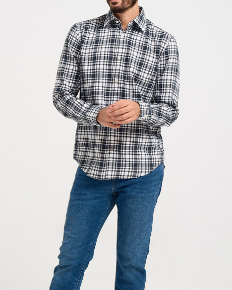 BOSS MEN'S CHECK REGULAR FIT SHIRT - 50503225 Η-ΗΑL