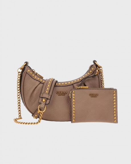 GUESS CLELIA ΓΥΝΑΙΚΕΙΑ CROSSBODY ΤΣΑΝΤΑ - HWVB899612 