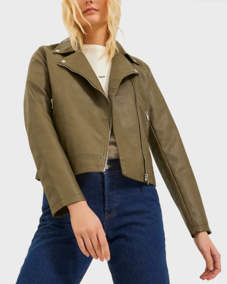 JACK & JONES XX ΓΥΝΑΙΚΕΙΟ ΔΕΡΜΑΤΙΝΟ ΤΖΑΚΕΤ - 12206262