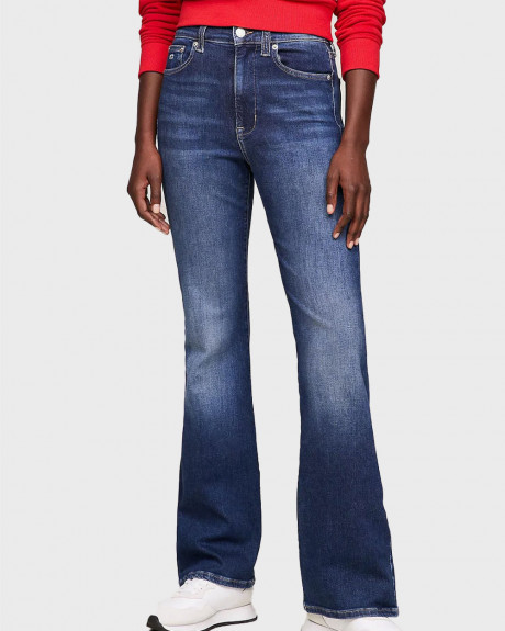 TOMMY JEANS WOMEN'S HIGH-RISE FLARE JEANS - DW0DW17156